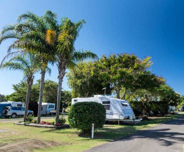 Burnett heads holiday park sites caravan tent